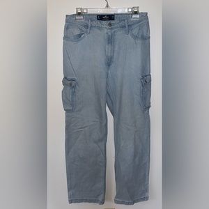 HOLLISTER ultra high-rise cargo dad jeans